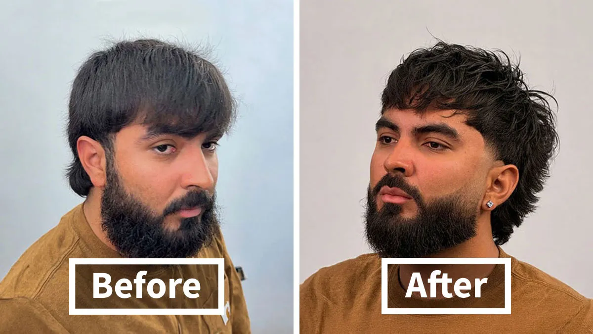 This Barber Shared Before-And-After Photos Of Clients That Prove A Haircut Can Change Everything (26 Pics)