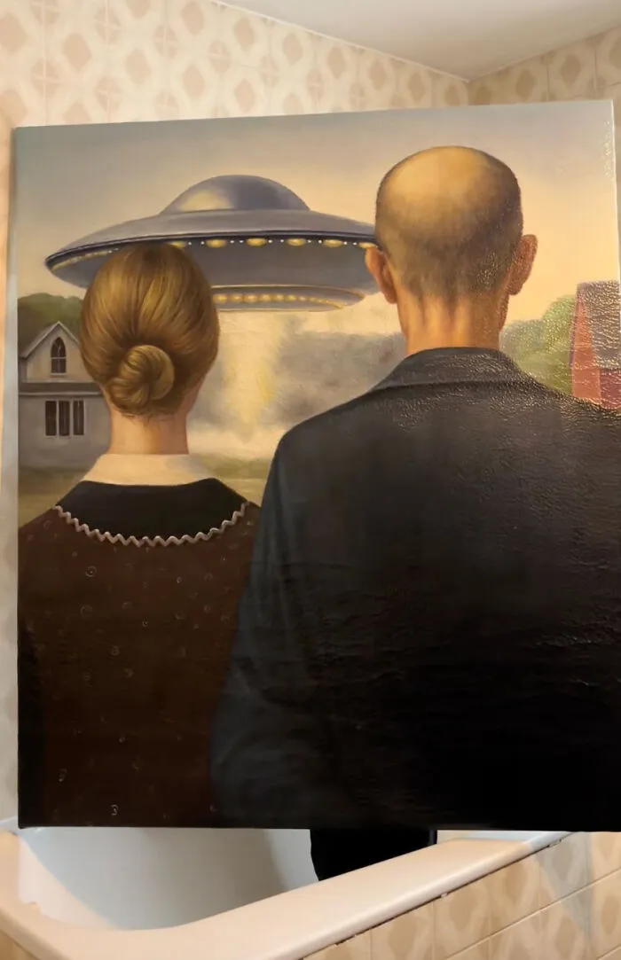 Gótico americano, de Grant Wood
