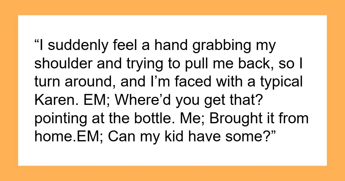 Kid Steals Guy’s Drink, Mom's Laughter Turns To Anger As Stranger's Warnings About Drink Come True