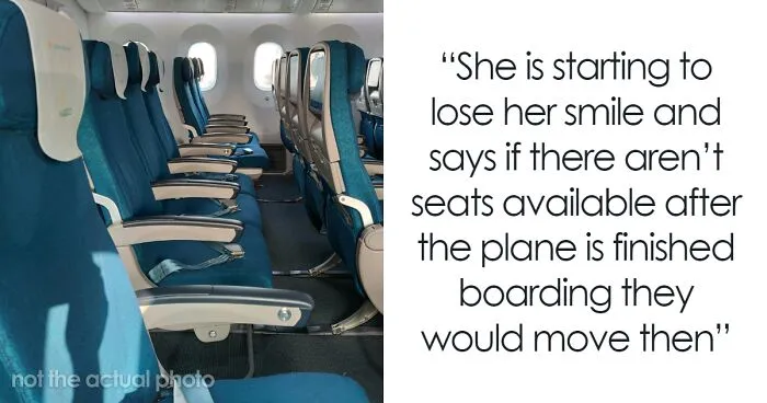 Woman Shuts Down Entitled Seat Thief In A Hilariously Unhinged Way: “Plane Seat Bandit Finally Happened To Me”