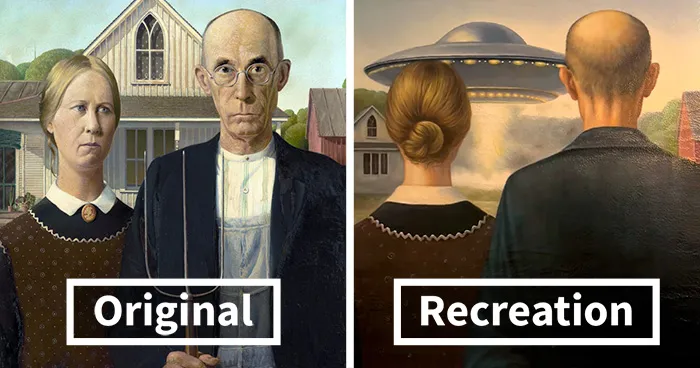 This Artist Painted The Backs Of 16 Iconic Masterpieces, Offering A Fresh Perspective On Art History