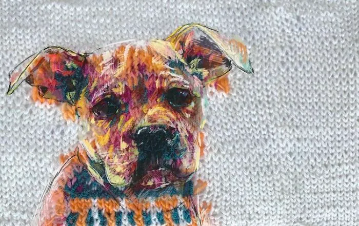 Artist Combines Vintage Knitting Machines And Digital Art To Create Stunning Portraits (33 Pics)