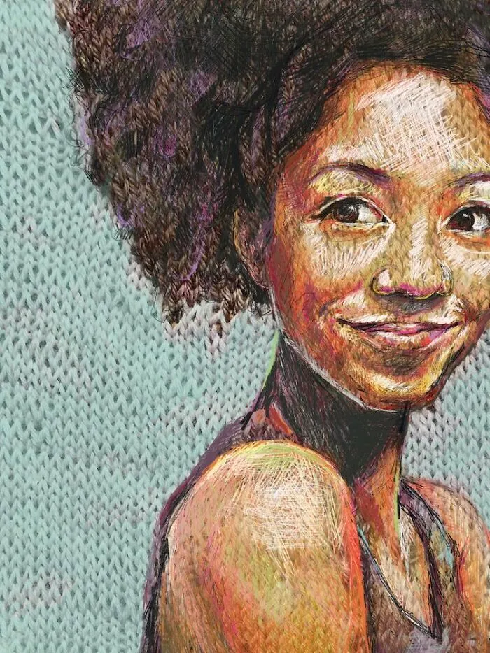 Artist Combines Vintage Knitting Machines And Digital Art To Create Stunning Portraits (33 Pics)