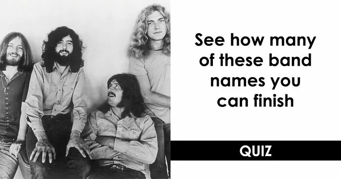 Finish These Iconic Band Names From The '60s To The 2000s & Claim The Ultimate Music Fan Title