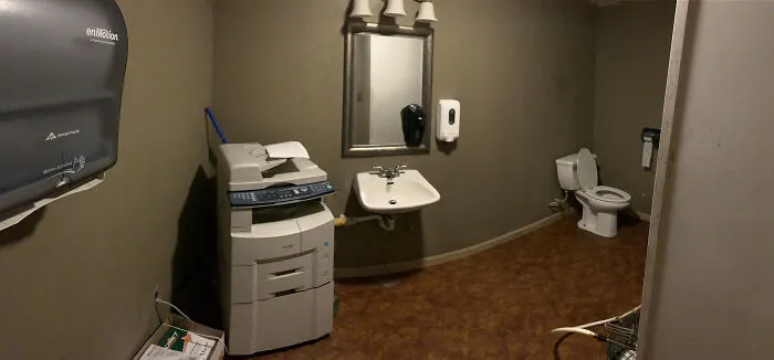 This Bathroom In A Gas Station
