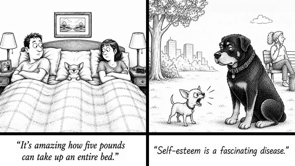 Imaginé los pensamientos que pasan por la mente de un perro y los convertí en 15 cómics