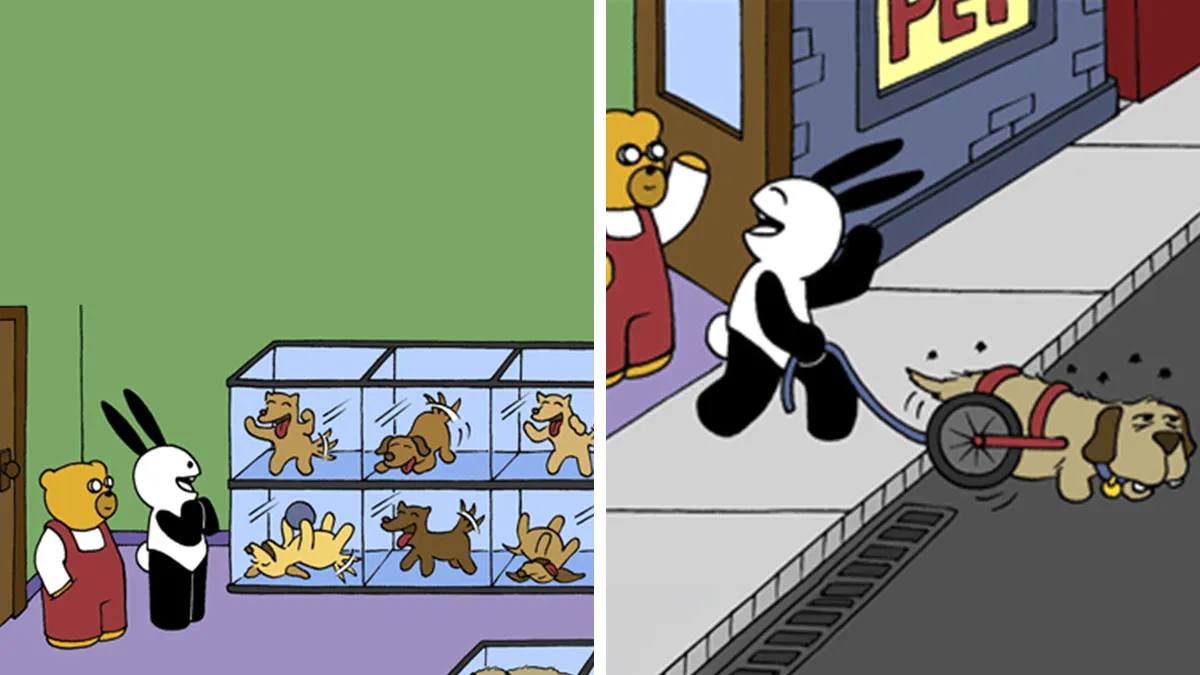 This Artist Creates Cute-Looking Comics With Dark Punchlines (34 New Pics)