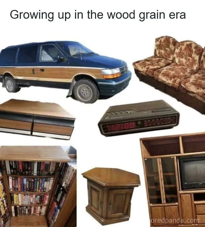 We Grew Up In The Wood Grain Era!!!
