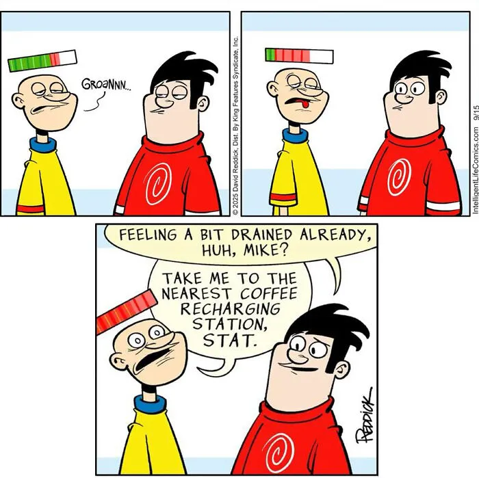 From Sleepless Mondays To Social Exhaustion: 30 Relatable Comics By Cartoonist David Reddick