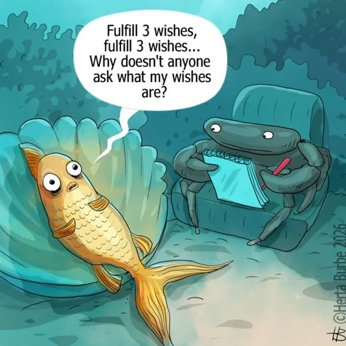 50 Funny And Relatable Comics By Herta Burbė That Might Brighten Up Your Day (New Pics)