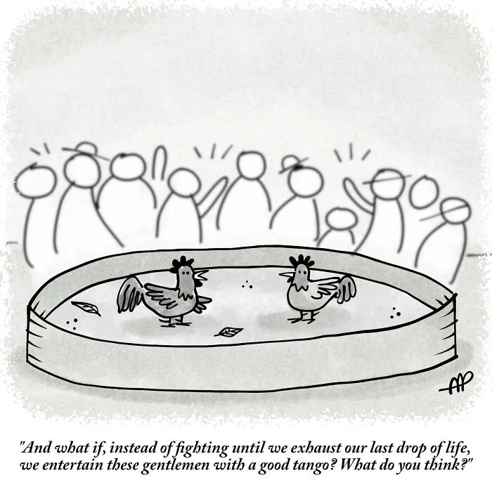 57 Witty Single-Panel Comics By This Artist That Take Everyday Ideas In Absurd Directions