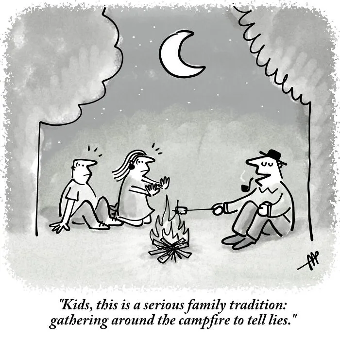 57 Witty Single-Panel Comics By This Artist That Take Everyday Ideas In Absurd Directions