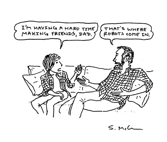 39 New Cartoons By Steve McGinn That Reflect The Weirdness Of Modern Society