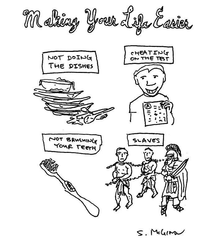 39 New Cartoons By Steve McGinn That Reflect The Weirdness Of Modern Society