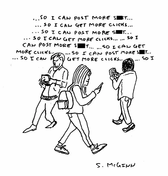 39 New Cartoons By Steve McGinn That Reflect The Weirdness Of Modern Society