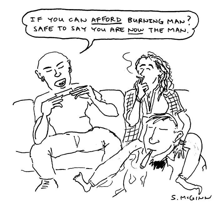 39 New Cartoons By Steve McGinn That Reflect The Weirdness Of Modern Society
