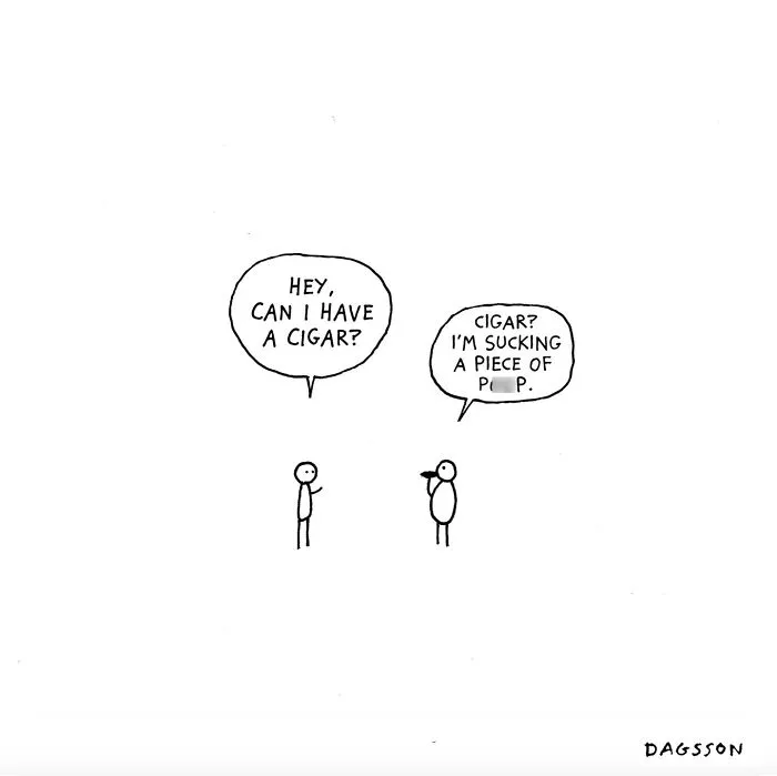 43 New Comics By Hugleikur Dagsson That Prove Dark Humor Can Be Surprisingly Clever