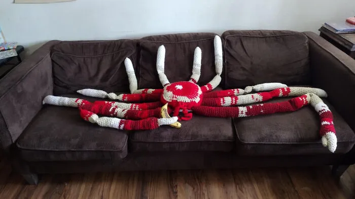 My Son Asked For A Life Sized Spidercrab. Banana For Scale 😂