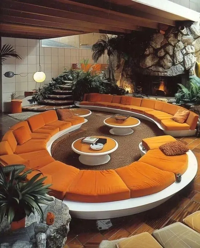 Retro-Futuristic Interior Design, 1970s