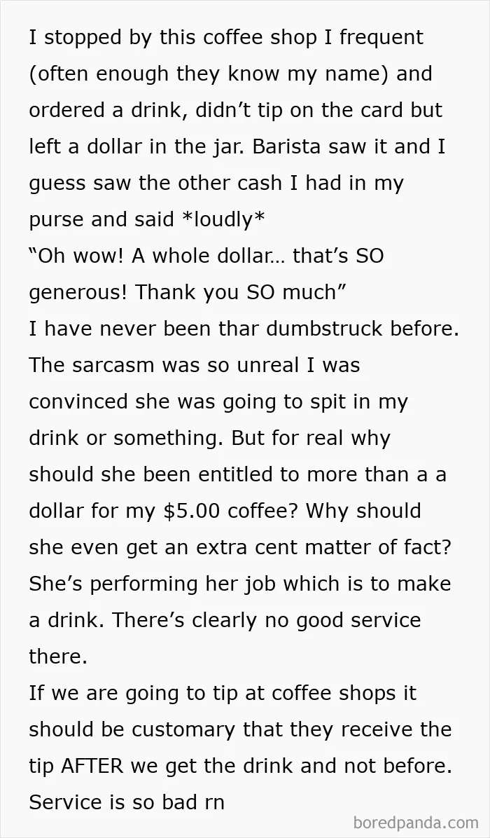 Tipping 20% Wasn’t Good Enough