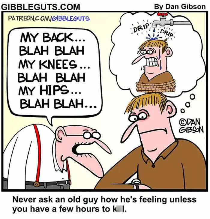 Artist Made 46 New Comics That Turn The Less Glamorous Parts Of Aging Into Something Funny