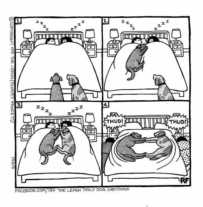 If You’re A Dog Owner, These 25 New “Off The Leash” Cartoons Might Totally Hit Home