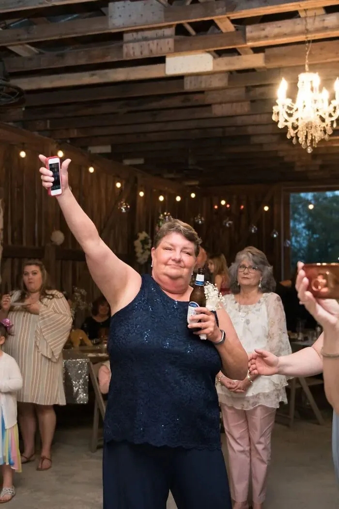 My Beloved Mil So Tipsy, She's Cheers-Ing With Her Phone Instead Of Her Beer