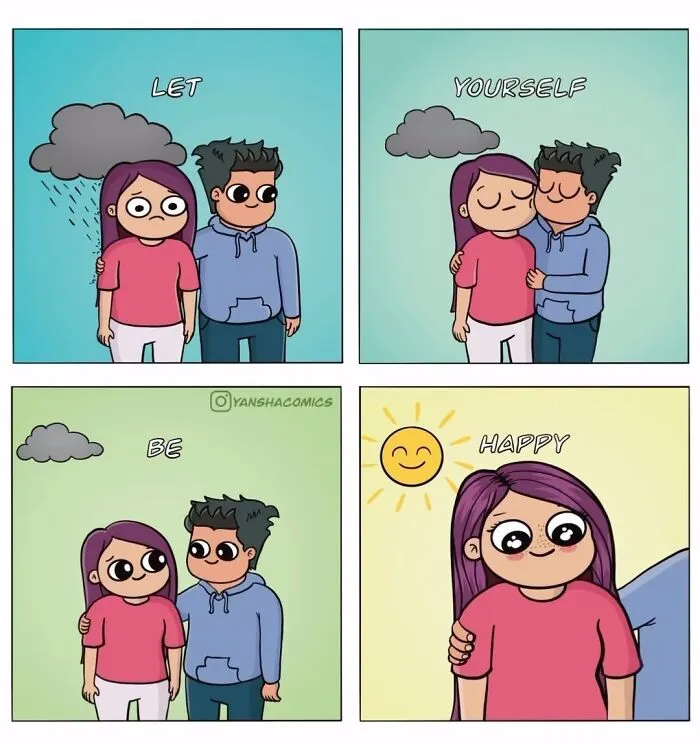 Artist Draws 30 Relatable Comics About The Everyday Moments Of Being A Couple (New Pics)