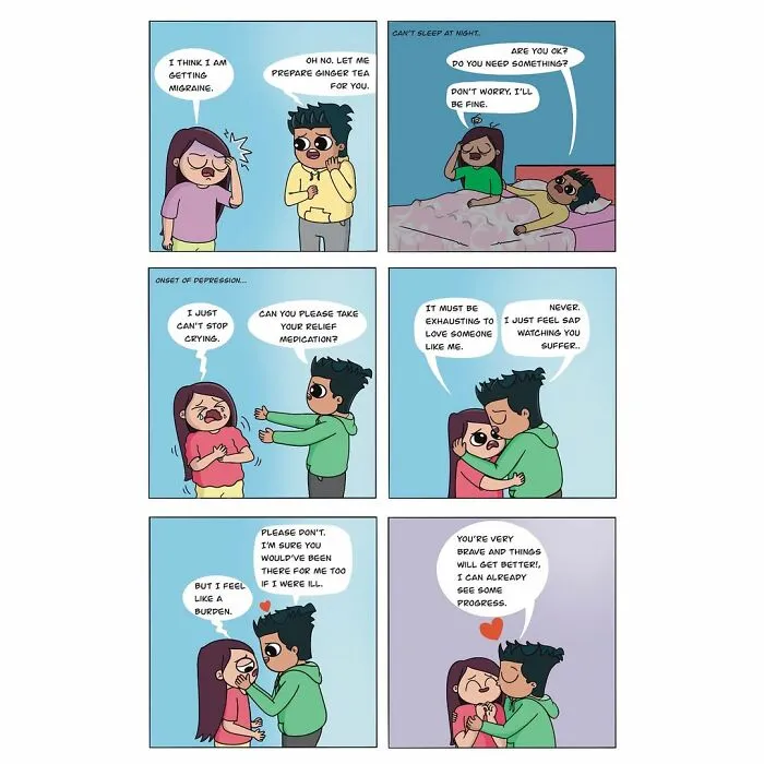 Artist Draws 30 Relatable Comics About The Everyday Moments Of Being A Couple (New Pics)
