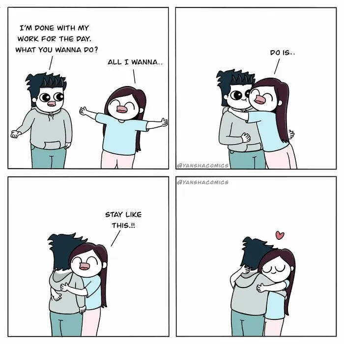 Artist Draws 30 Relatable Comics About The Everyday Moments Of Being A Couple (New Pics)