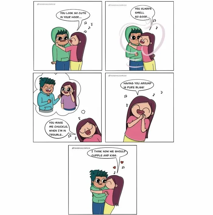 Artist Draws 30 Relatable Comics About The Everyday Moments Of Being A Couple (New Pics)