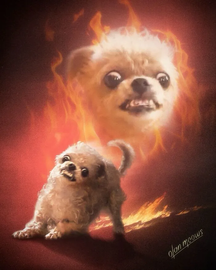 These Artists’ 49 Pet Portraits Capture Each Animal’s Personality In Peak ’80s Style