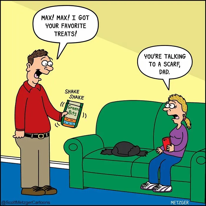62 New Comics That Imagine What Cats And Dogs Are Really Thinking By Scott Metzger