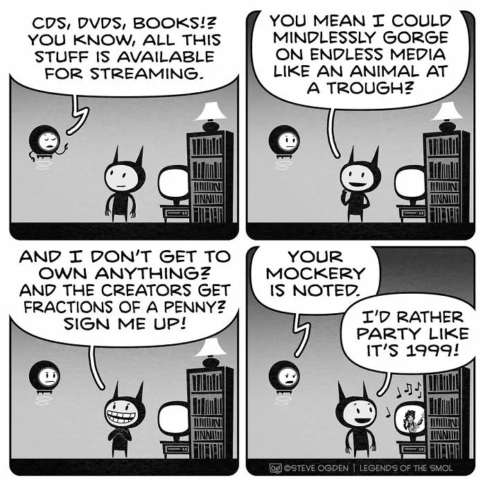 25 Cute Comics By Steve Ogden About A Tiny Character With A Huge Amount Of Confidence