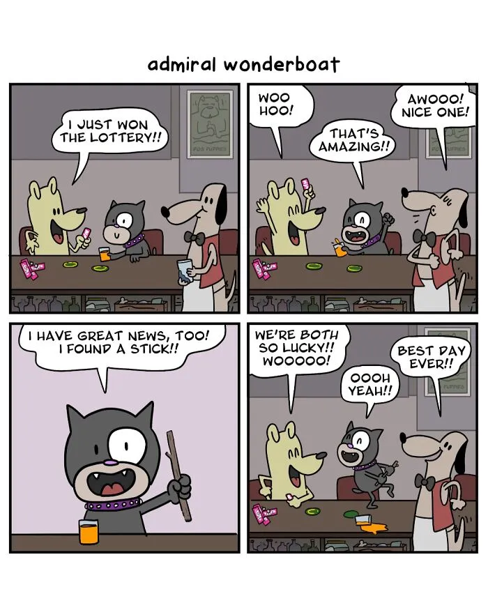 32 New Funny Comics About Life That Occasionally Take A Darkly Humorous Turn By This Artist