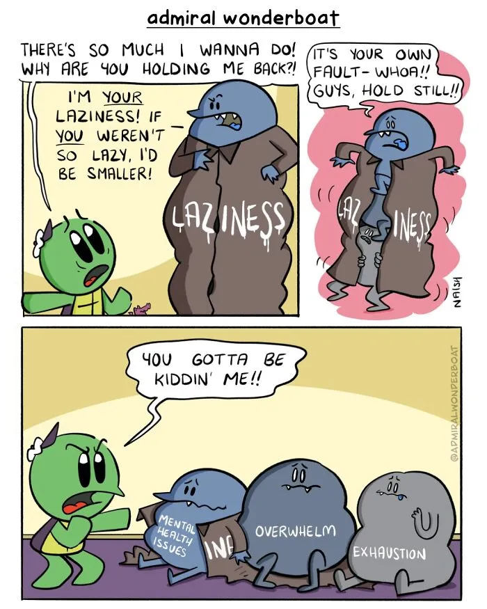 32 New Funny Comics About Life That Occasionally Take A Darkly Humorous Turn By This Artist