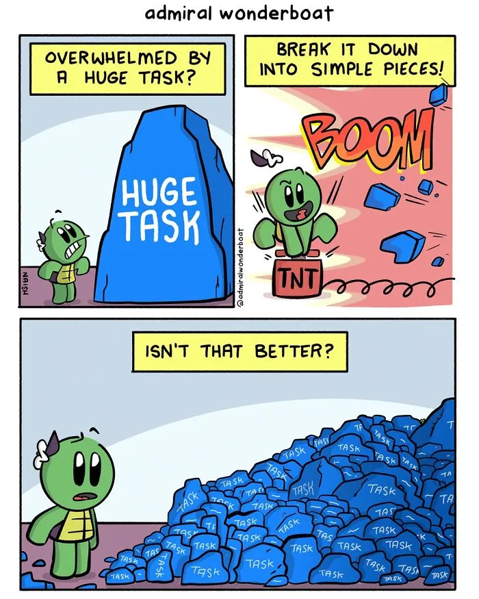 32 New Funny Comics About Life That Occasionally Take A Darkly Humorous Turn By This Artist