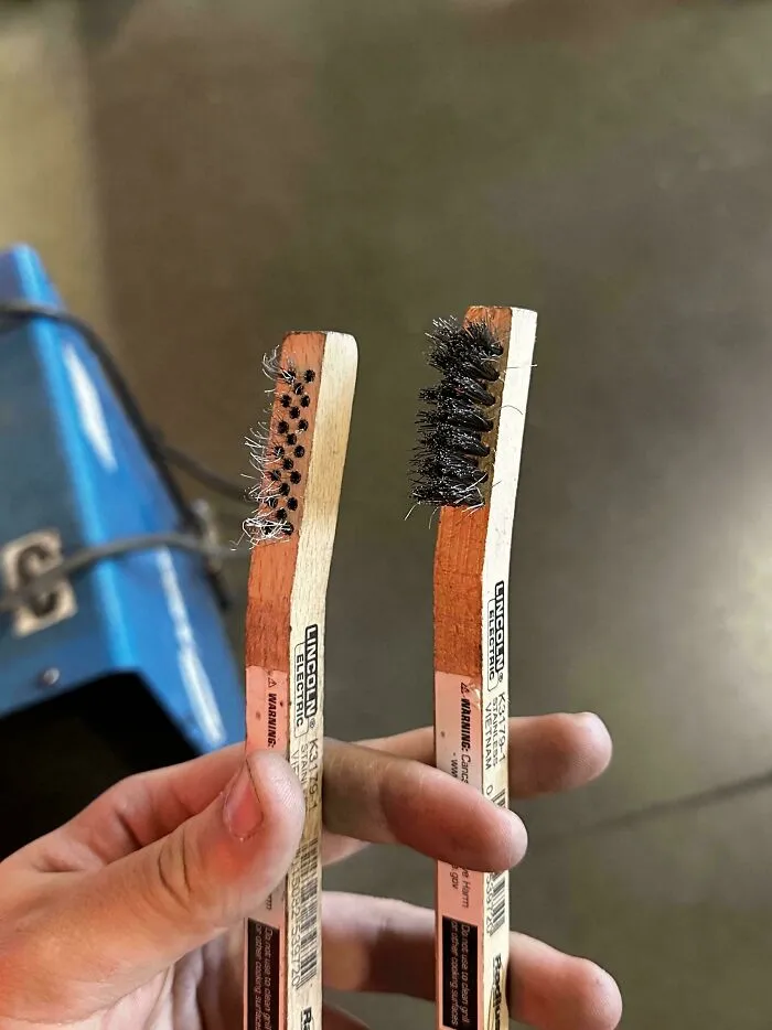 My Wire Brush After 1 Week Of Use