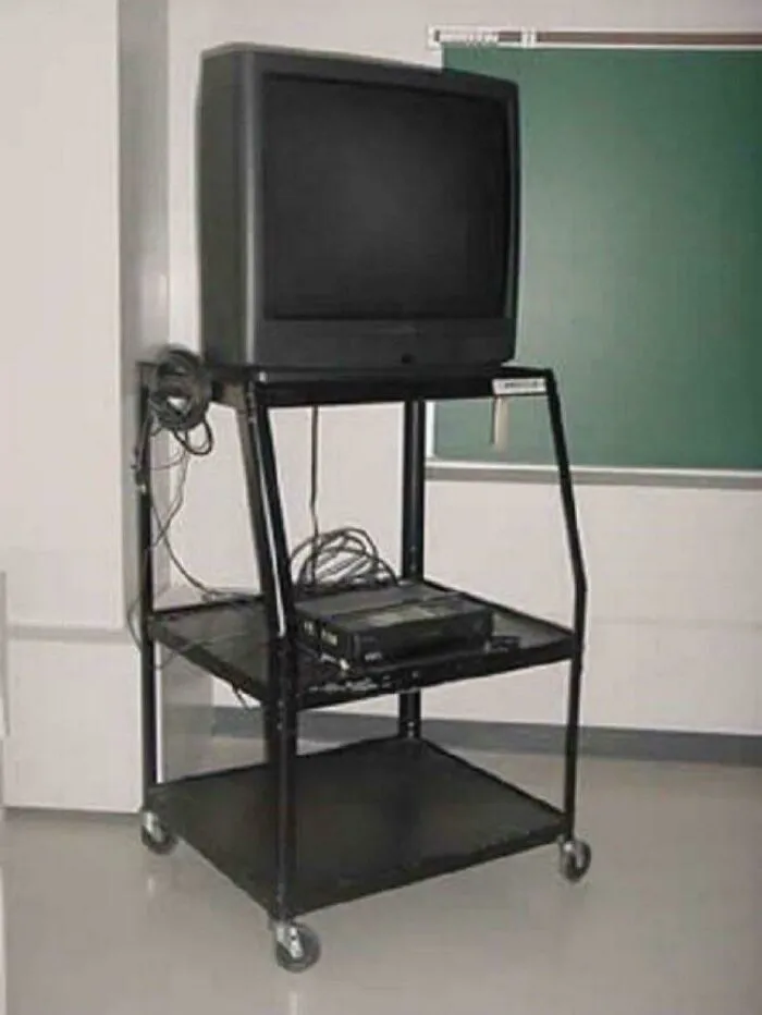 The School TV Cart - What Video Comes To Mind First?