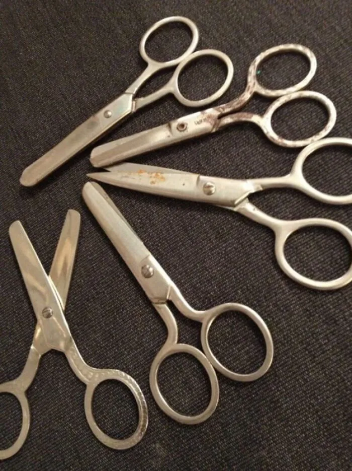 These Scissors That Just Bent The Construction Paper