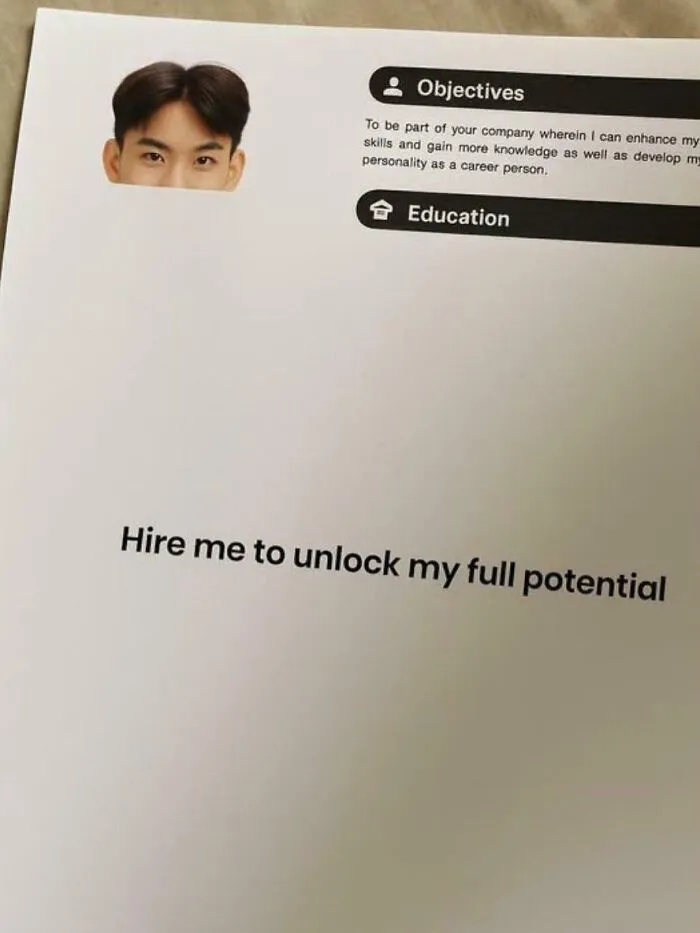At Least He Is Honest About His Current Skill Set 