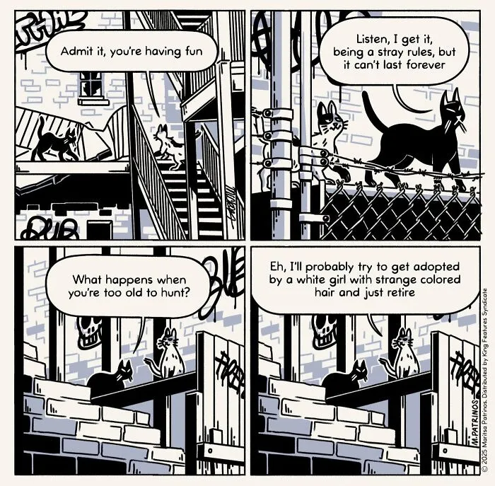 This Artist Made 60 Comics That Imagine A World Where Cats Have Jobs And Workplace Problems