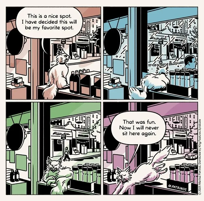 This Artist Made 60 Comics That Imagine A World Where Cats Have Jobs And Workplace Problems