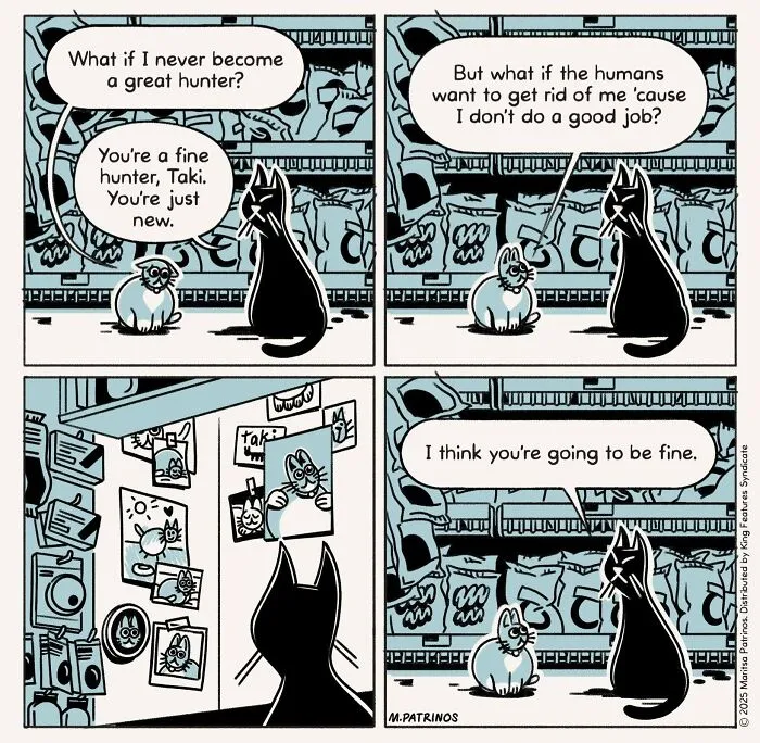 This Artist Made 60 Comics That Imagine A World Where Cats Have Jobs And Workplace Problems