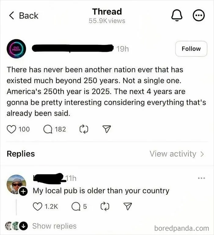 So Many Countries Older Than USA