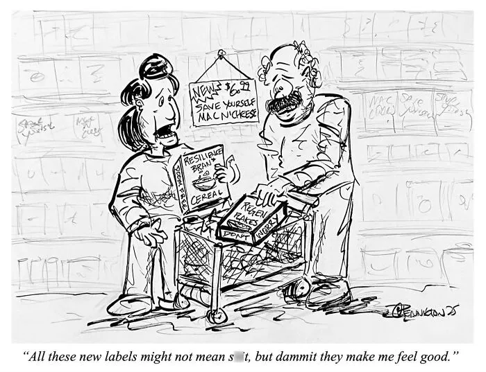 30 Cartoons That Poke Fun At AI, Corporate Culture, Politics, And Other Modern Absurdities
