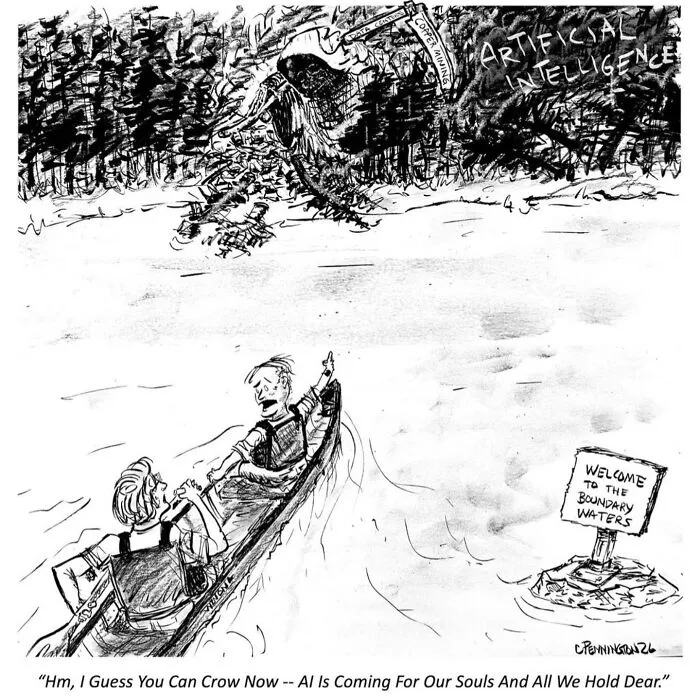 30 Cartoons That Poke Fun At AI, Corporate Culture, Politics, And Other Modern Absurdities