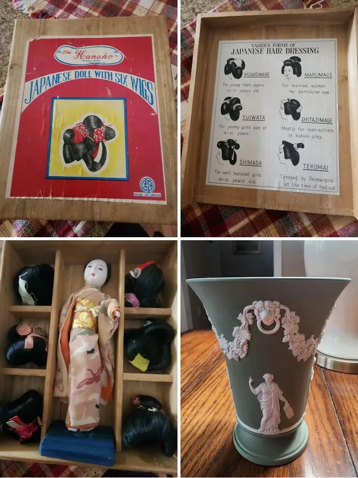 My Grandma Passed Away And We Have Found Lots Of Neat Things: Hanako Doll, Wedgewood Vase
