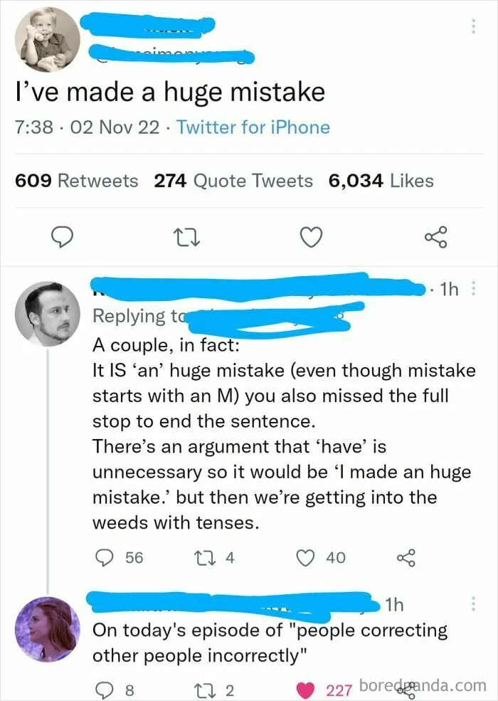 An Mistake