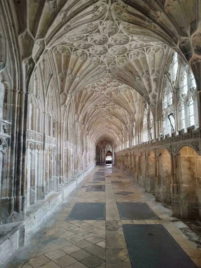 The Oldest Vaulted Ceiling In The World, Gloucester Cathedral, Built 1371 By De Cantebrugge